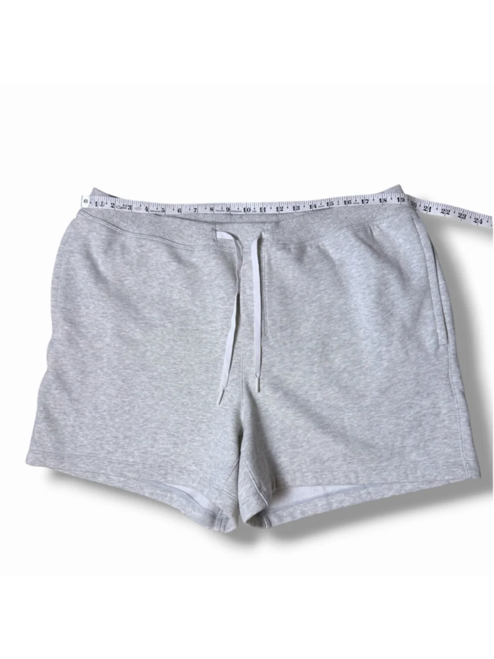 Lululemon Mens Steady State Classic Fit Shorts 5” LM7BD3S XXL Heathered Grey
